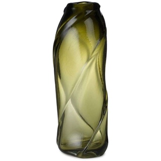ferm LIVING - Water Swirl Vase Tall Moss Green