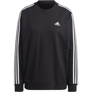 Adidas Damen Sweatshirt (Long Sleeve) W 3S Ft SWT, Black/White, IC8766, XS