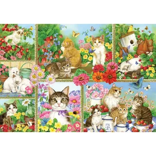 Bluebird Puzzle Puzzle Katzen und Kätzchen, Puzzleteile