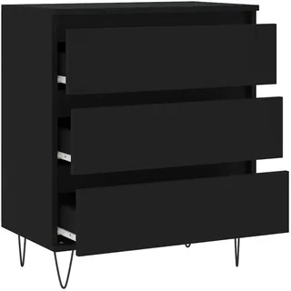 vidaXL Sideboard 60 x 70 x 35 cm Schwarz