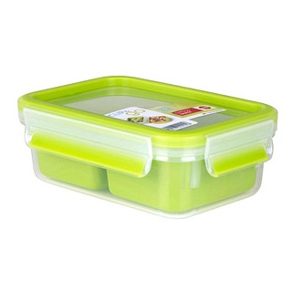 emsa Lunchbox CLIP & GO 7,0 cm hoch transparent 1,0 l