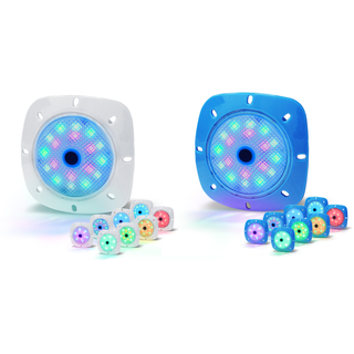 LED Magnet Scheinwerfer NO(T)MAD, Farbe: multicolor, Gehäusefarbe: weiß