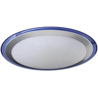 NÄVE Lutos 1 rund blau, silber, Kunststoff, Metall