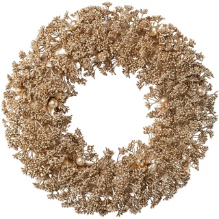 Dekokranz LEGER HOME BY LENA GERCKE "Freya, Weihnachtsdeko" Dekokränze goldfarben Kunstkränze Ø ca. 35 cm