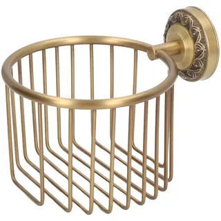 Messing Toilettenpapier Halter Stand,Aufbewahrungsreserve für 1-Rollen Toilettenpapier Wand Mount Toilettenpapier Halter Handtuch Rack Tissue Papier Rolle Spender Papier Handtücher Rack für Badezimmer