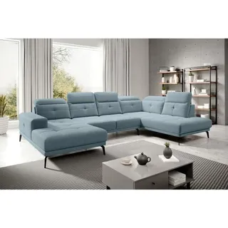 MF Design Brita Recamiere Rechts in Grau -  (L) 205 x (B) 350 x (H) 107 cm | Gr.: onesize
