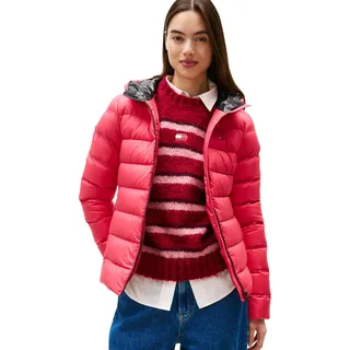 Tommy Hilfiger Pufferjacke Slim mit Kapuze Pink S