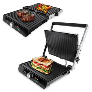 ADE Kontaktgrill 2000 Watt 2023 schwarz