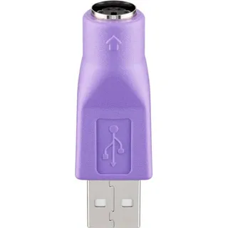 goobay USB-A zu PS/2 4,20 cm Violett