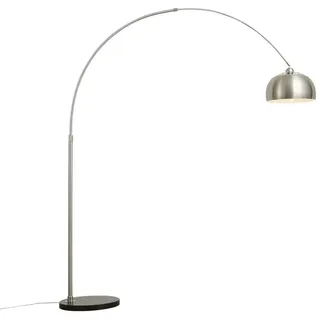 QAZQA Moderne Bogenlampe 1D13NT00C020A Silber/Grau