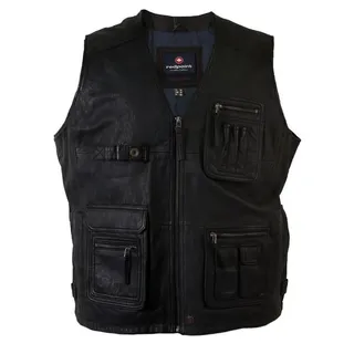 Redpoint Lederweste schwarz 70