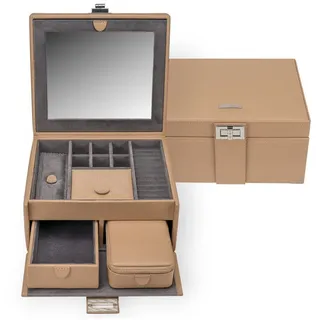 Windrose Schmuckkasten Marvella 21 cm braun