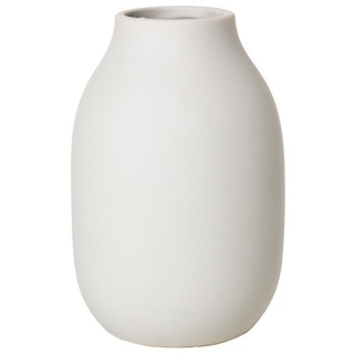 BLOMUS Dekovase COLORA Vase, Dekovase, Blumenvase, Porzellan, Moonbeam, 15 cm, 65906 (kein set) grau|weiß