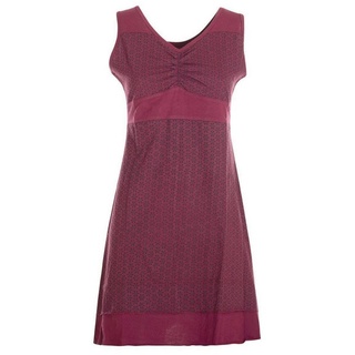 Vishes Tunikakleid Kurzes Blumenkleid Hemdchen Hängerchen ärmellos Elfen, Hippie, Goa Style rot 48