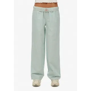 Superdry Cargohose Cotton Stripe Elastic Trouser Grün M
