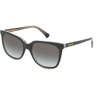 Ralph 0RA5343U Damen-Sonnenbrille Vollrand Quadratisch Acetat-Gestell, schwarz