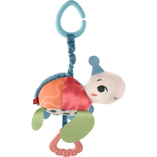 Fisher-Price, Kinderwagenspielzeug, Planet Friends Flotte Schildkröte Kinderwagen-Spielzeug mit sensorischen Details für Neugeborene