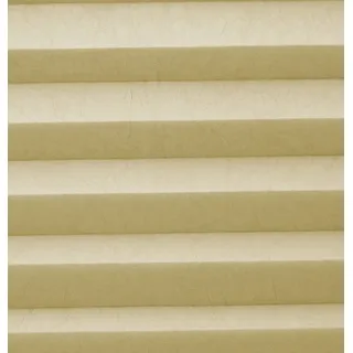 EXKLUSIV HEIMTEXTIL Plissee Plissee Verspannt mit Klemmträgern ohne Bohren Faltrollo Fensterrollo, blickdicht, ohne Bohren, verspannt, Klemmfix beige|braun 110 cm x 140 cm