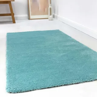 Wecon Home relaxx getufteter Hochflorteppich, 120 x 170 cm, türkis