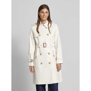 Trenchcoat mit Taillengürtel, Ecru, XS