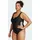 3-Streifen C-Back Plus Size Black White 1X