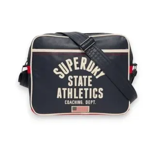 Superdry für Damen. W9110431A Tasche Retro Alumni marineblau (OSFA), Lässig, Polyester
