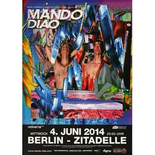 Mando Diao - Aelita, Berlin 2014 » Konzertplakat/Premium Poster | Live Konzert Veranstaltung | DIN A1 «