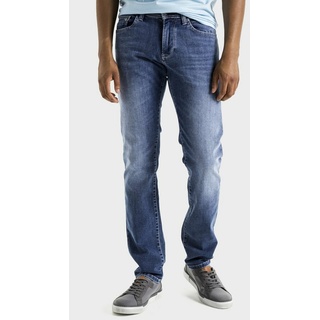 camel active 5-Pocket-Jeans Organic Cotton-Mix Jeans Slim Fit blau 33
