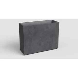 Artevasi Blumenkasten Sydney Kunststoff 80 x 68 cm anthrazit - Grau