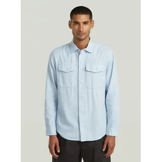 G-Star Marine Slim Hemd Blau L