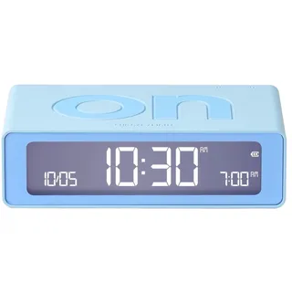 Lexon LR158LB1 Digitalwecker Flip Mini Hellblau