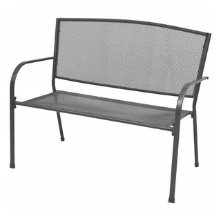 vidaXL Gartenbank 108 x 51 x 88 cm Anthrazit