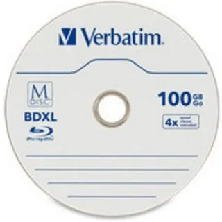 Verbatim M-DISC BD-R XL 100GB/1-4x Jewelcase (5-Disc), blau