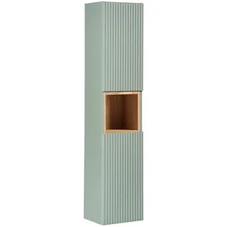 HÄNGESÄULE Jade Grün und Holz