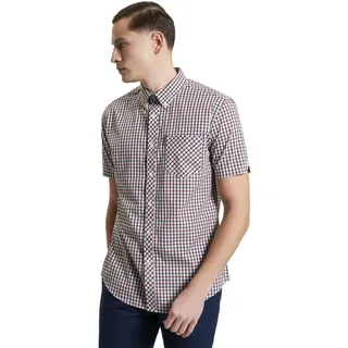 Ben Sherman Herren Signature House Check Shirt Kurzarm Button-Down-Kragen - XXL