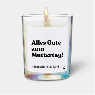 Chatty Candles, Duftkerzen, Duftkerze Woody Alles Gute zum Muttertag! - dein schönstes Kind