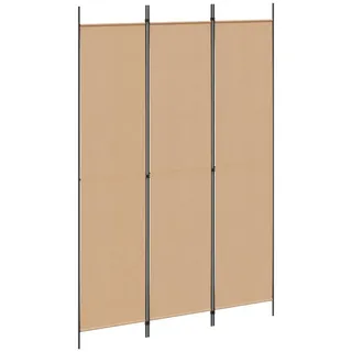 vidaXL 3-teiliger Raumteiler Beige 150 x 220 cm Stoff
