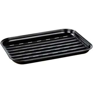 Wenko Luca Grillschale, edelstahl, schwarz