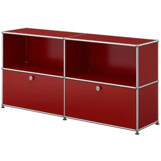 USM Haller Sideboard mit 2 Klapptüren rubinrot