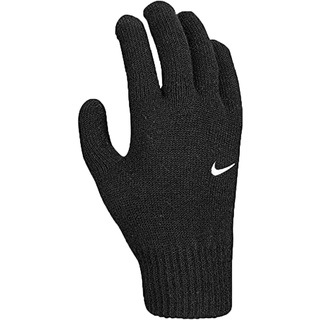 Nike Unisex – Erwachsene YA Swoosh Knit 2.0 Handschuhe, Schwarz, L/XL