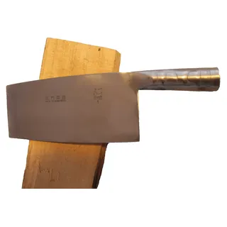 AAF Nommel ® Hackmesser Edelstahl China Küchenmesser Kräutermesser Metallgriff Nr. 012