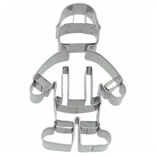 Birkmann Birkmann, Ausstechform Feuerwehrmann, 8 cm, Edelstahl, hochwertige Qualität, 199224