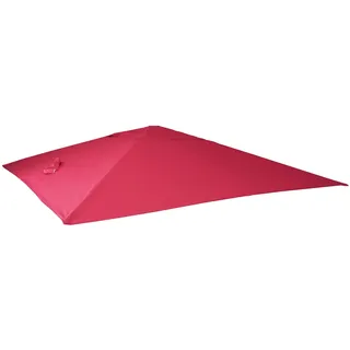 Mendler Ersatzbezug für Ampelschirm 3 x 3 m Polyester Bordeaux