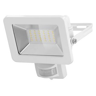 Goobay LED-Außenstrahler 53882, 30W, 2550 lm, Bewegungsmelder, Netzbetrieb, weiß