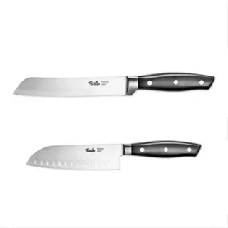 Fissler Messerset, Silber, Metall, rostfrei, Kochen, Küchenmesser, Messersets