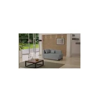 Recamiere Lübeck grau B/H/T: ca. 148x75x85 cm - Grau