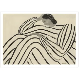 The Poster Club - Waiting von Sofia Lind, 100 x 140 cm