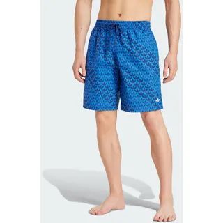 Adidas Monogram Badeshorts - Dark Blue / Blue - S