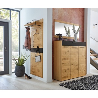 Garderobe Voss LEVIO Set 01 Balkeneiche mit farblicher Absetzung