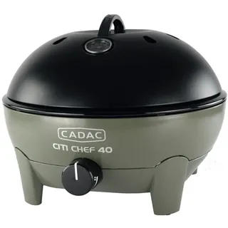 Cadac CITI CHEF 40 2700 W - Grill (2700 W, Gasgrill, 196 g/h, Piezo, Edelstahl Burner System)